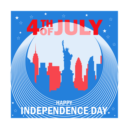 American Independence Day  Illustration