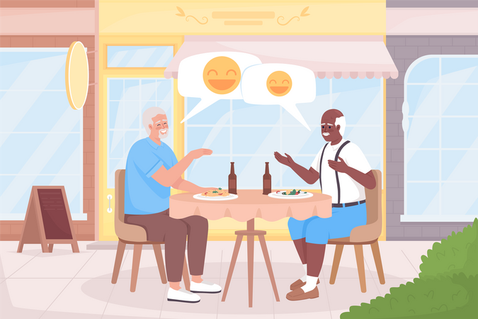 Amistad duradera  Ilustración