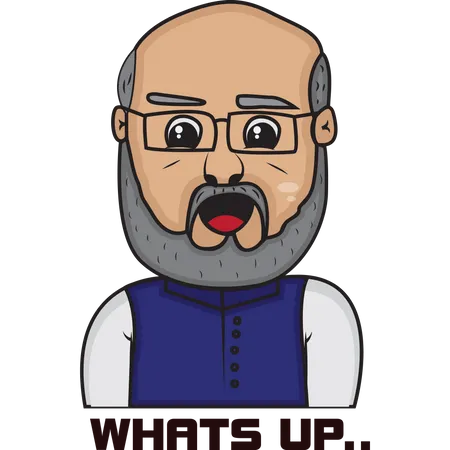 Amit Shah  Illustration