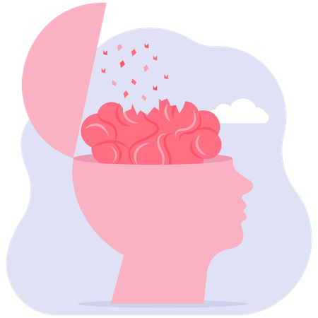 Amnésia, perda de memória  Illustration