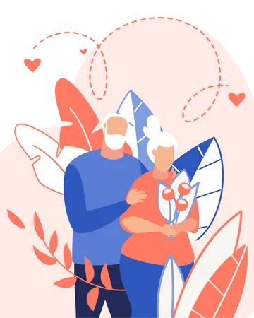 Amor de casal de velhos  Illustration