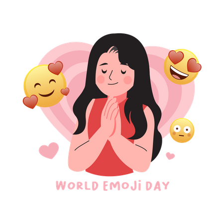 Emojis de amor  Ilustración