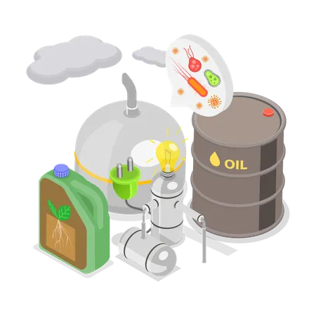 Anaerobic Digestion  Illustration