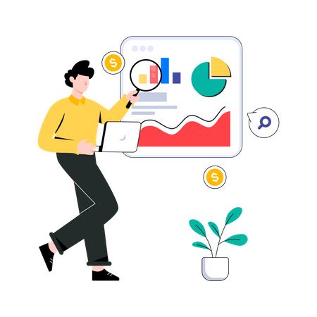 Análise da Web  Ilustração