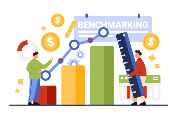 Análise de benchmarking  Ilustração