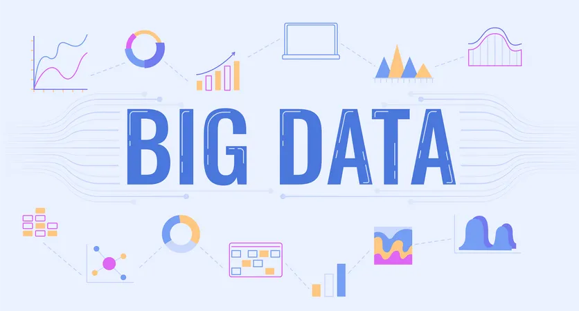 Análise de big data  Ilustração