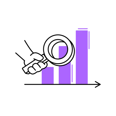 Análise de dados de marketing  Ilustração