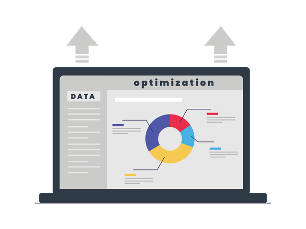 Análise de dados de SEO  Ilustração