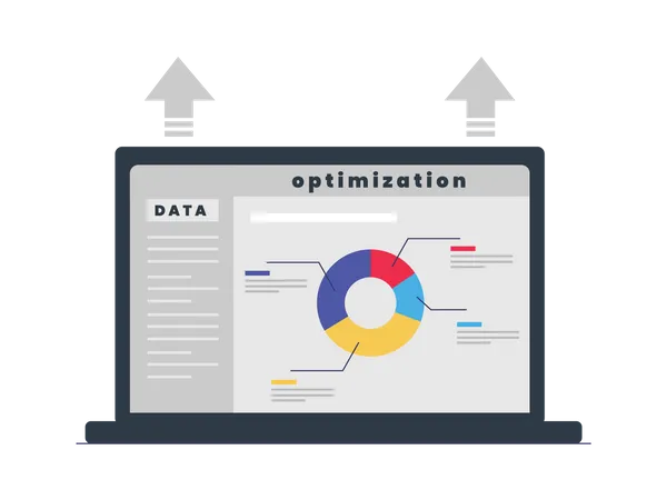 Análise de dados de SEO  Ilustração