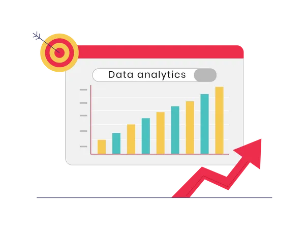 Análise de dados de SEO  Ilustração