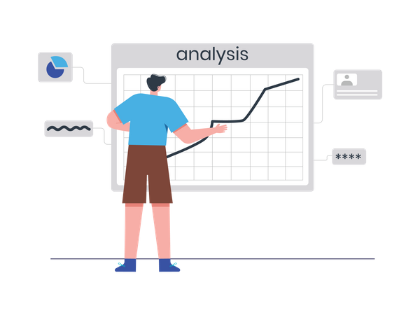 Análise de dados de SEO  Ilustração