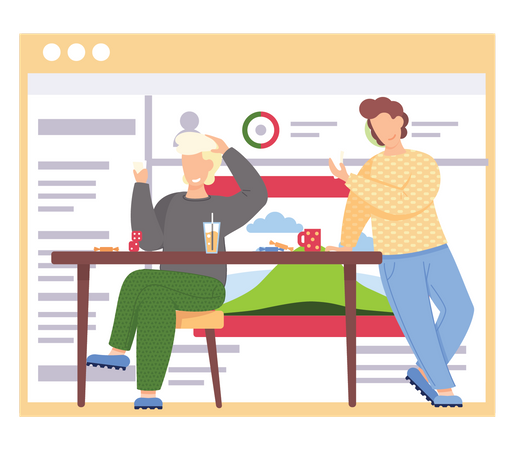Análise de dados  Ilustração