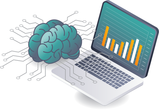 Análise de Inteligência Artificial Inspirada na Tecnologia Cerebral  Ilustração