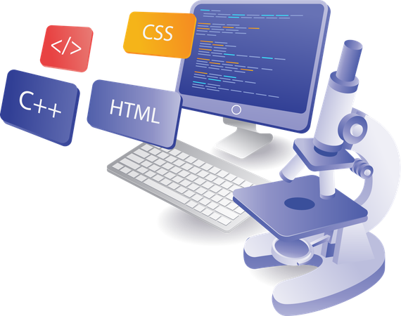Análise de linguagem de programação para desenvolvedores web  Ilustração