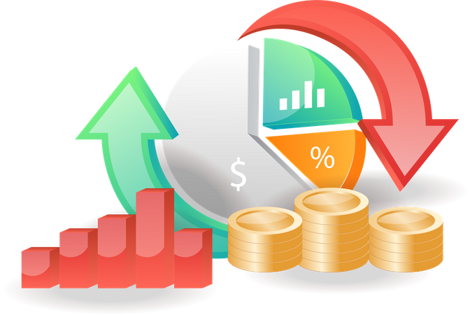 Análise de carteira de investimentos  Ilustração