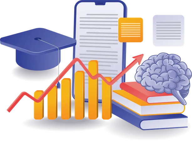 Análise do mundo da educação escolar  Ilustração