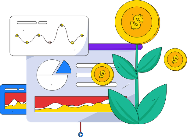 Analise financeira  Ilustração