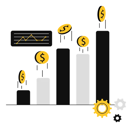 Analise financeira  Ilustração