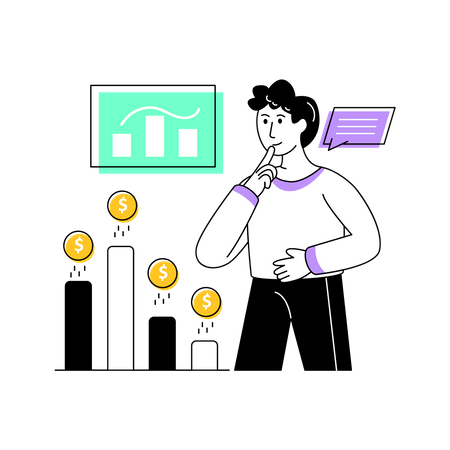 Analise financeira  Ilustração