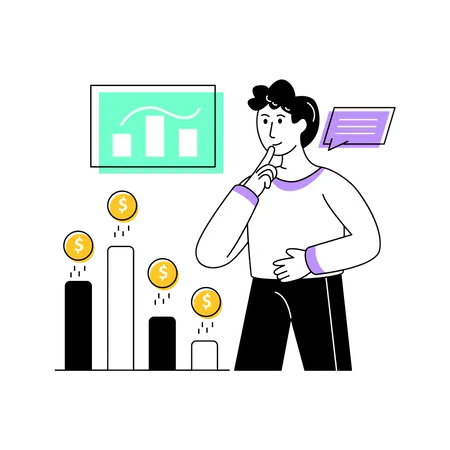 Analise financeira  Ilustração
