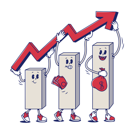 Análise financeira  Illustration