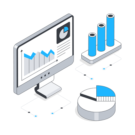 Analisi dei dati in linea  Illustration