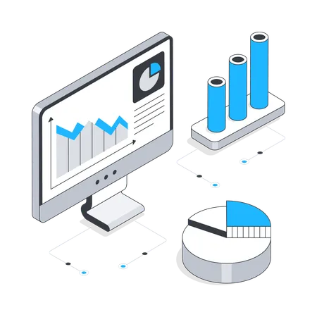 Analisi dei dati in linea  Illustration