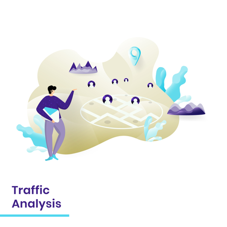 Analisi del traffico  Illustration