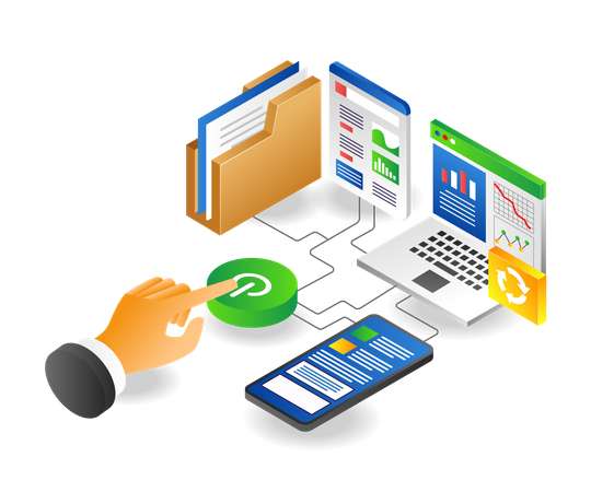 Control de datos de análisis  Ilustración