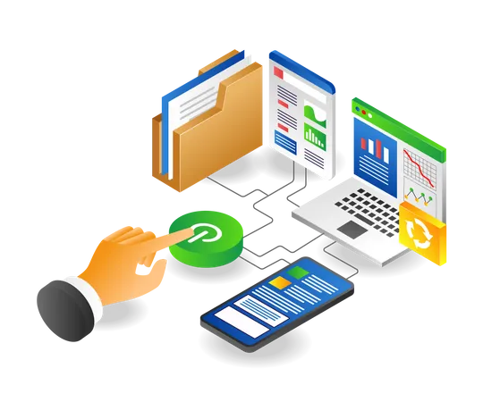 Control de datos de análisis  Ilustración