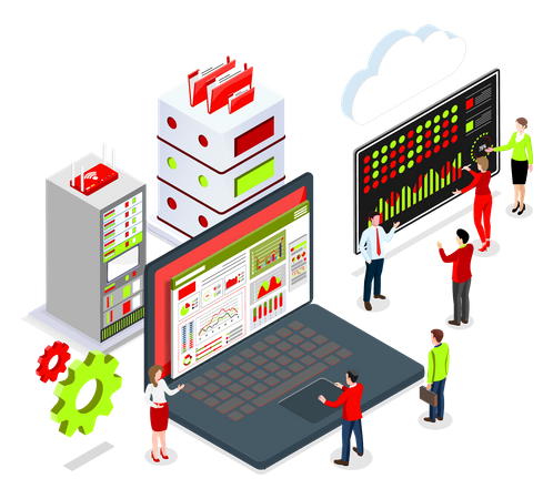 Análisis de base de datos  Ilustración