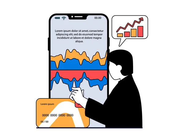 Análisis de base de datos  Illustration