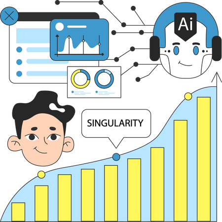 Análisis de datos de ia  Ilustración