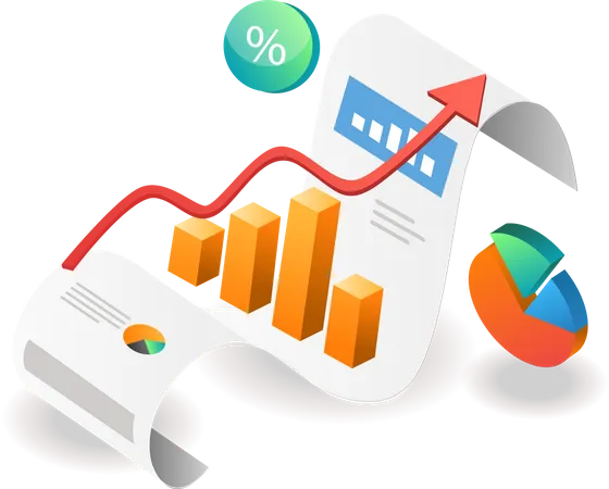 Análisis de datos de inversión  Ilustración