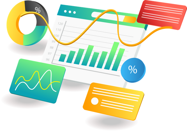 Análisis de datos de inversión  Illustration