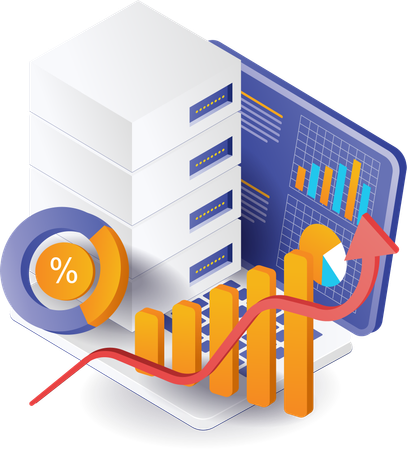 Análisis de datos comerciales  Ilustración