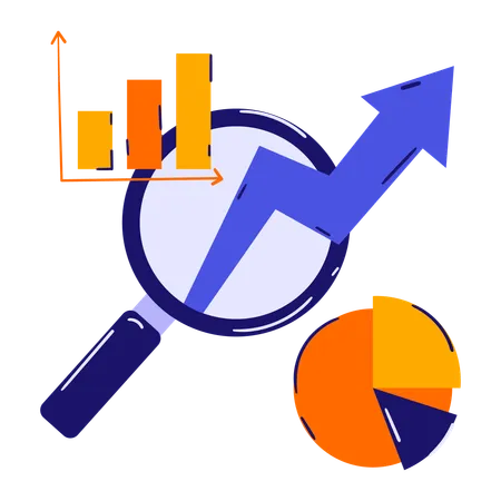 Análisis de datos comerciales  Ilustración