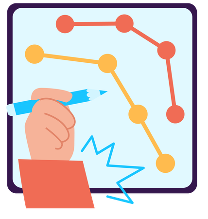 Análisis de datos comerciales  Illustration