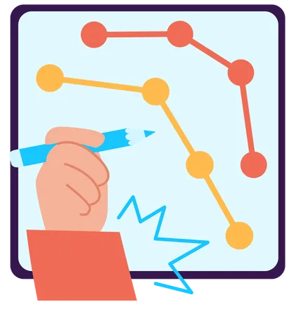 Análisis de datos comerciales  Illustration