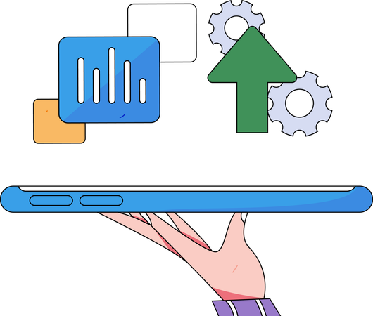 Análisis de datos empresariales  Ilustración