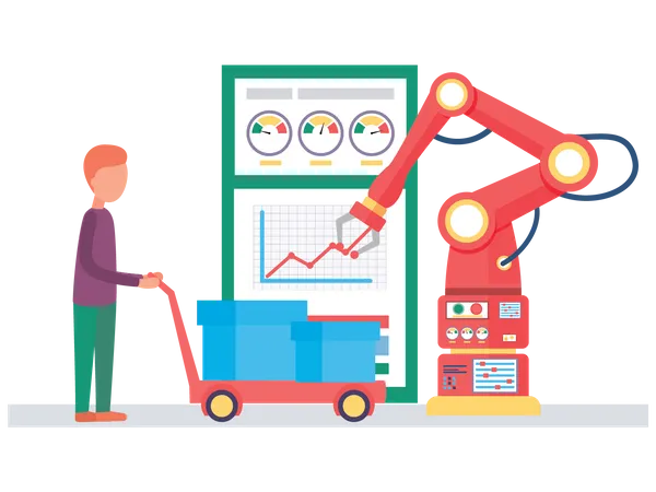 Análisis de datos comerciales  Illustration