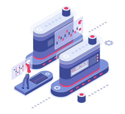 Análisis de datos comerciales  Ilustración