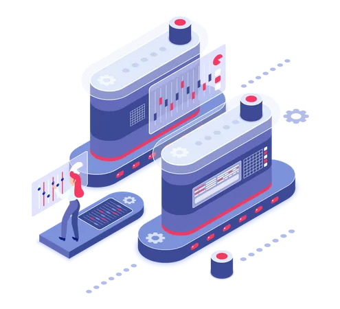 Análisis de datos comerciales  Ilustración