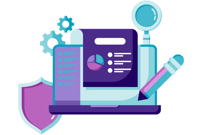 Análisis de datos comerciales  Ilustración