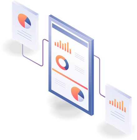 Análisis de datos empresariales  Ilustración