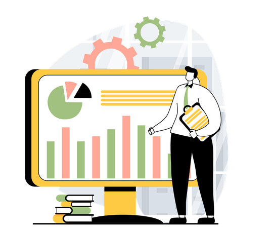 Análisis de datos en línea  Ilustración