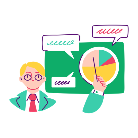 Análisis de datos financieros  Ilustración