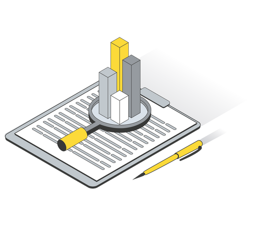 Análisis de datos financieros  Ilustración