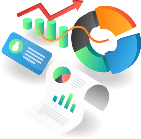 Inversión en análisis de datos  Ilustración