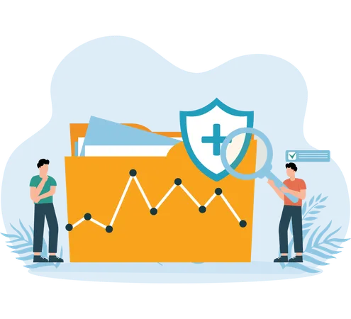 Análisis de datos médicos  Ilustración